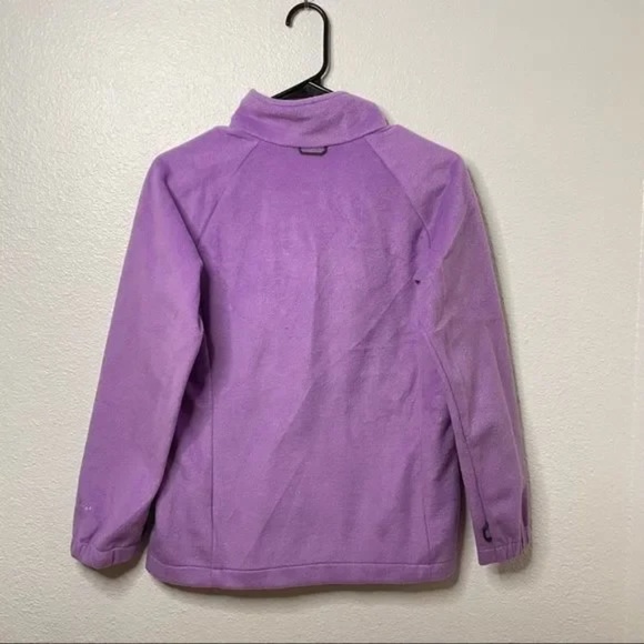 Columbia Girls’ Bugaboo™ II Fleece Purple/Black/White Interchange Jacket Size L - Picture 8 of 14